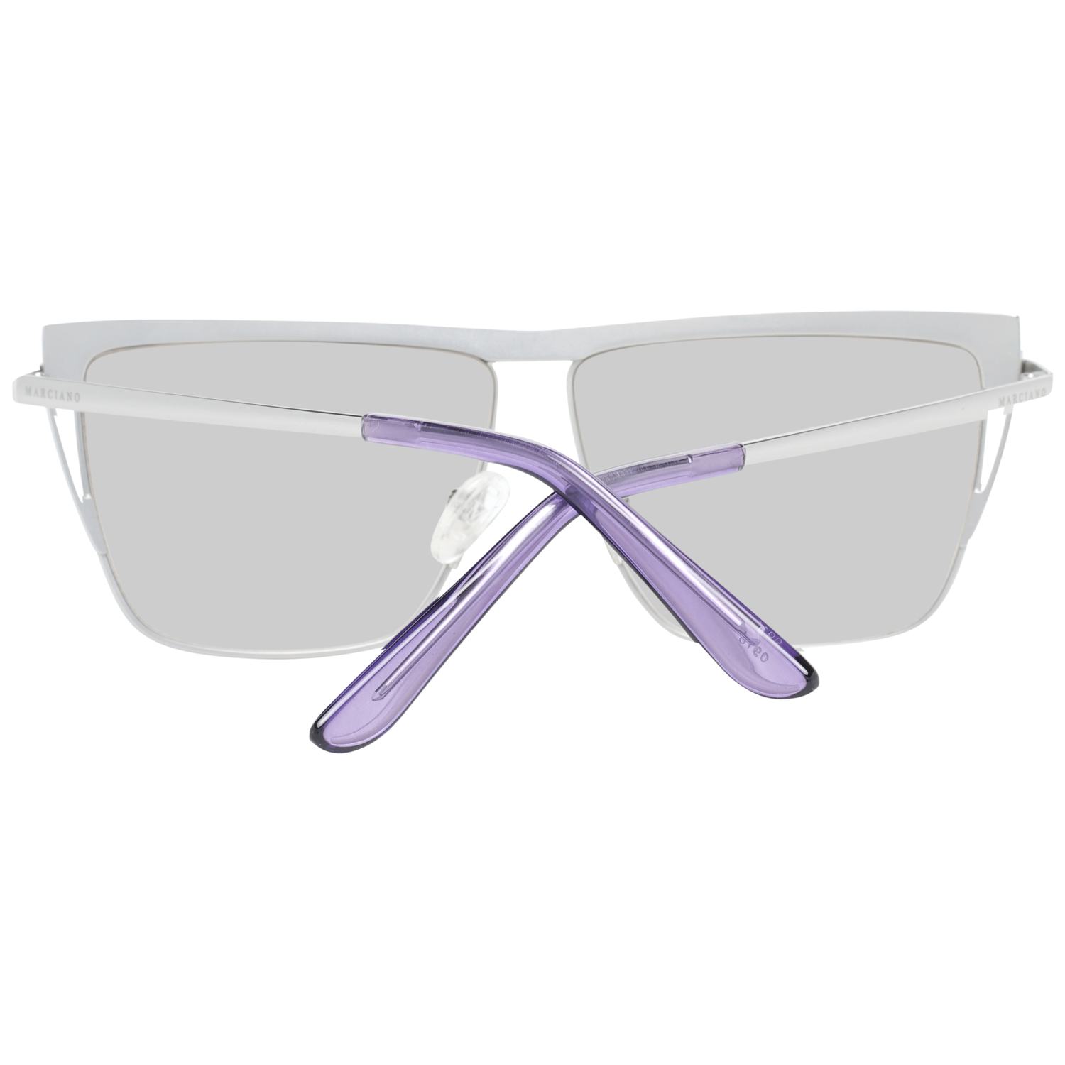 Marciano by Guess Rectangle sunglasses in Silver with Metal frame, model Marciano by Guess Sunglasses GM0797 10Z 57, from Burghley & Co – Luxury eyewear UK