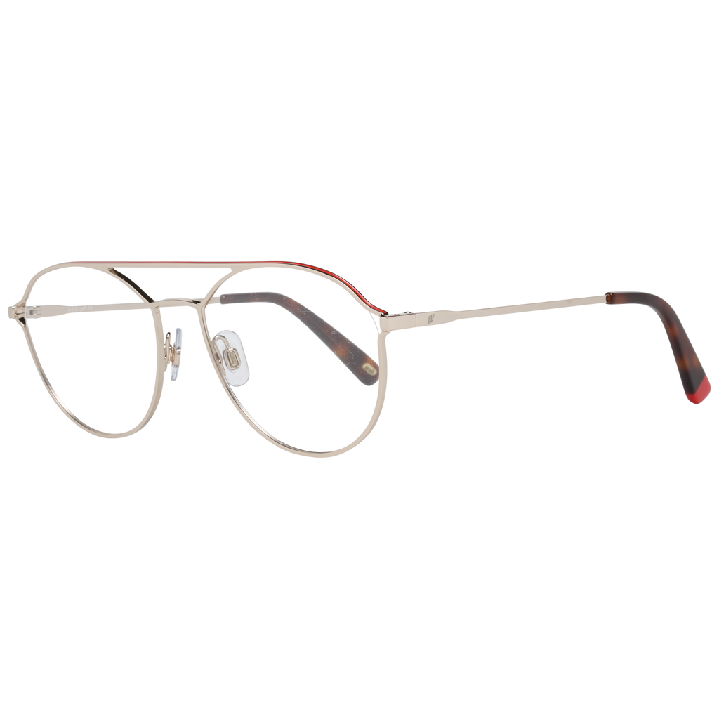 Web glasses in Gold and Pink with Metal frame, model Web Optical Frames WE5300 53028, from Burghley & Co – Luxury eyewear UK
