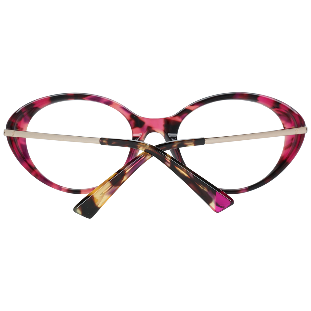 Web Oval glasses in Pink with Metal frame, model Web Optical Frame WE5302 056 51, from Burghley & Co – Luxury eyewear UK