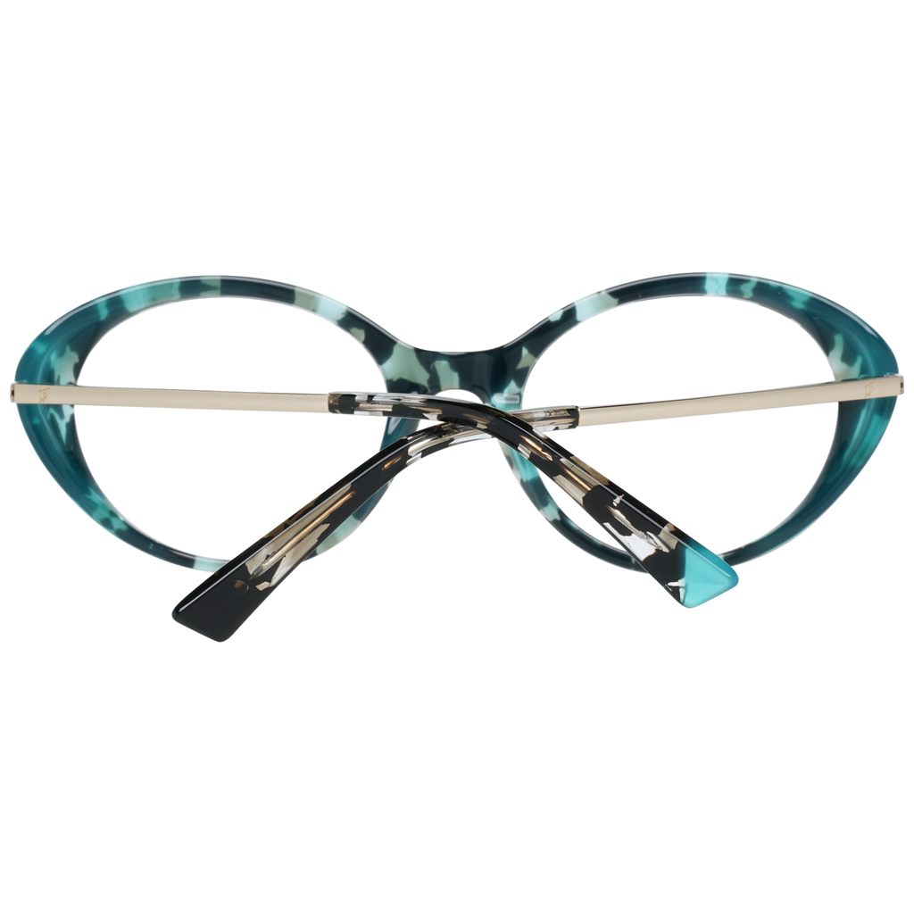 Web Oval glasses in Blue with Metal frame, model Web Optical Frame WE5302 56A 51, from Burghley & Co – Luxury eyewear UK