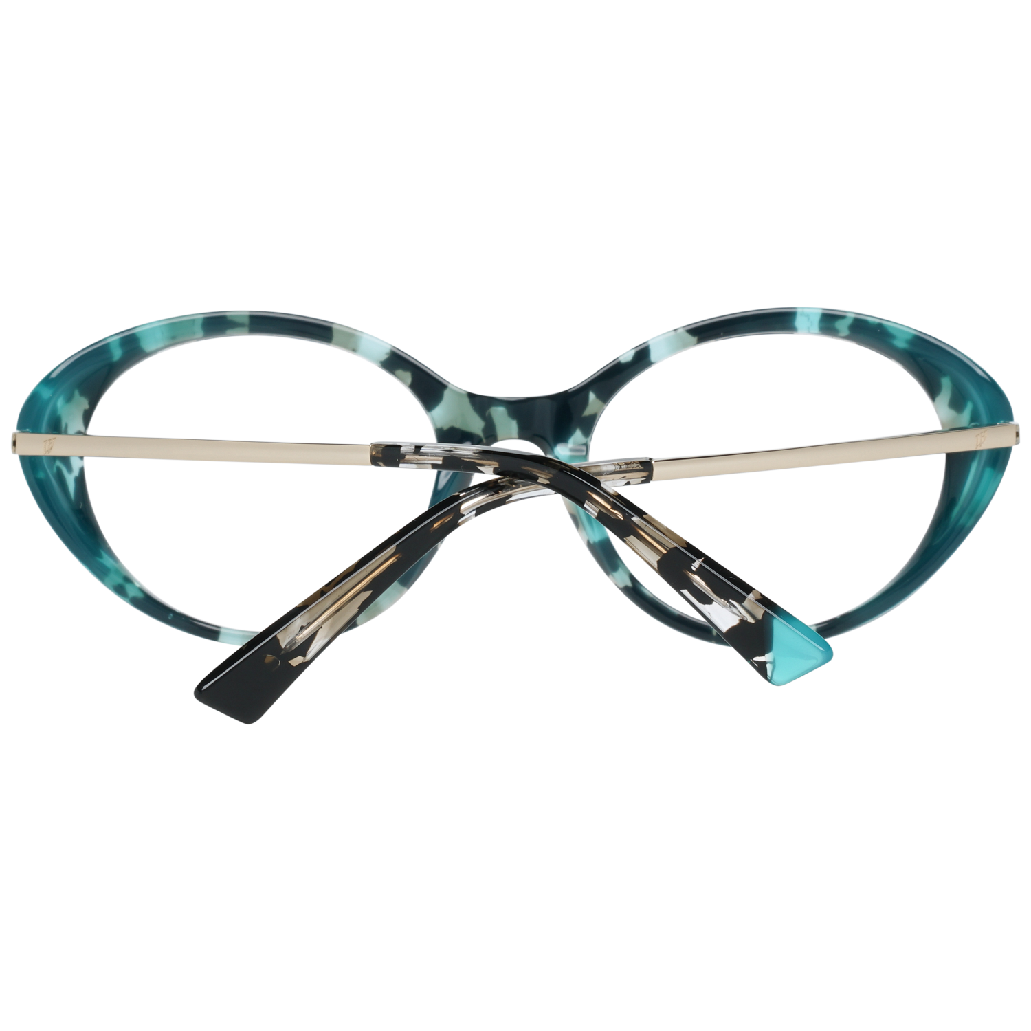 Web Oval glasses in Blue with Metal frame, model Web Optical Frame WE5302 56A 51, from Burghley & Co – Luxury eyewear UK