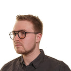 Timberland Aviator glasses in Black with Plastic frame, model Timberland Optical Frames TB1634 54001, from Burghley & Co – Luxury eyewear UK