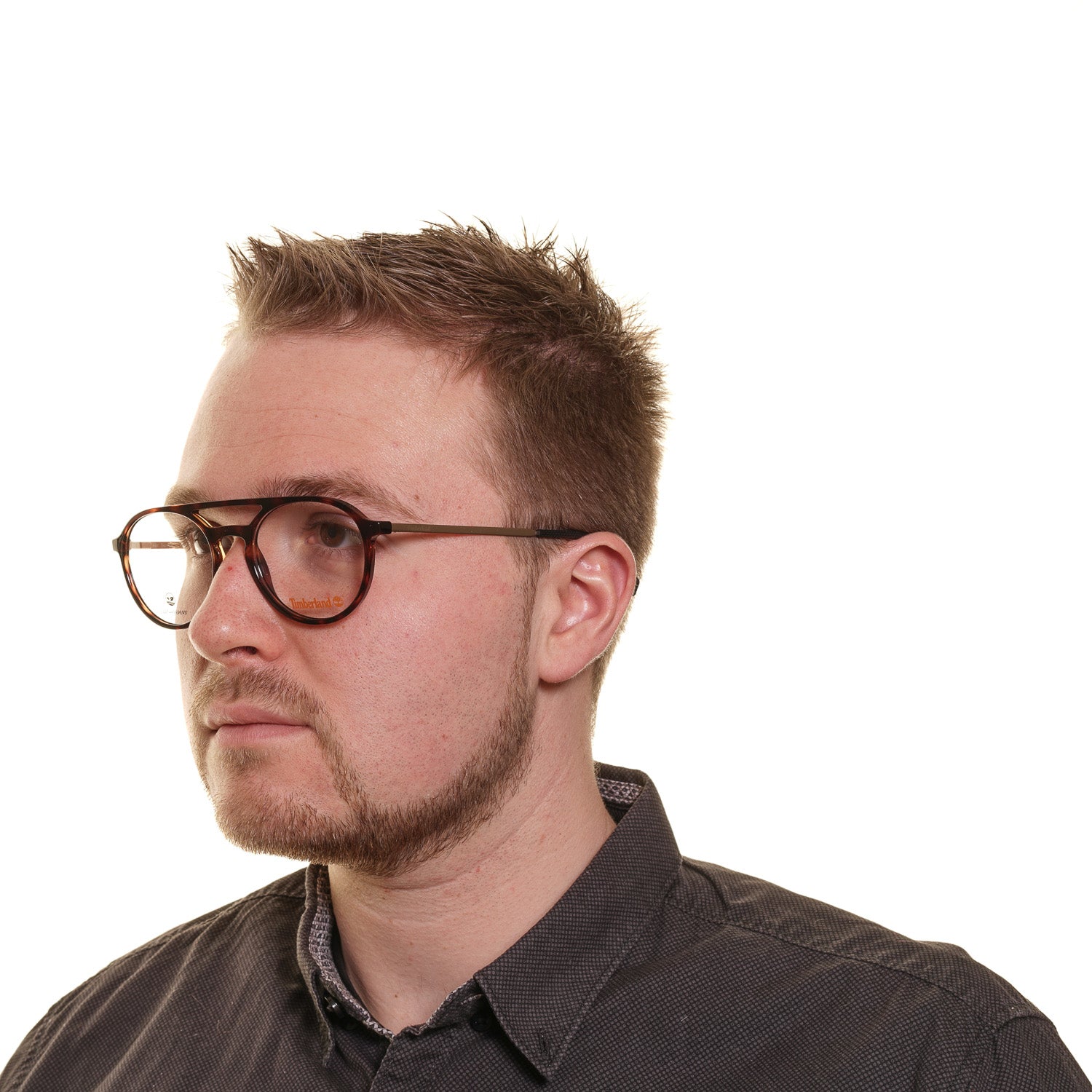 Timberland glasses in Brown with Plastic frame, model Timberland Optical Frames TB1634 54052, from Burghley & Co – Luxury eyewear UK