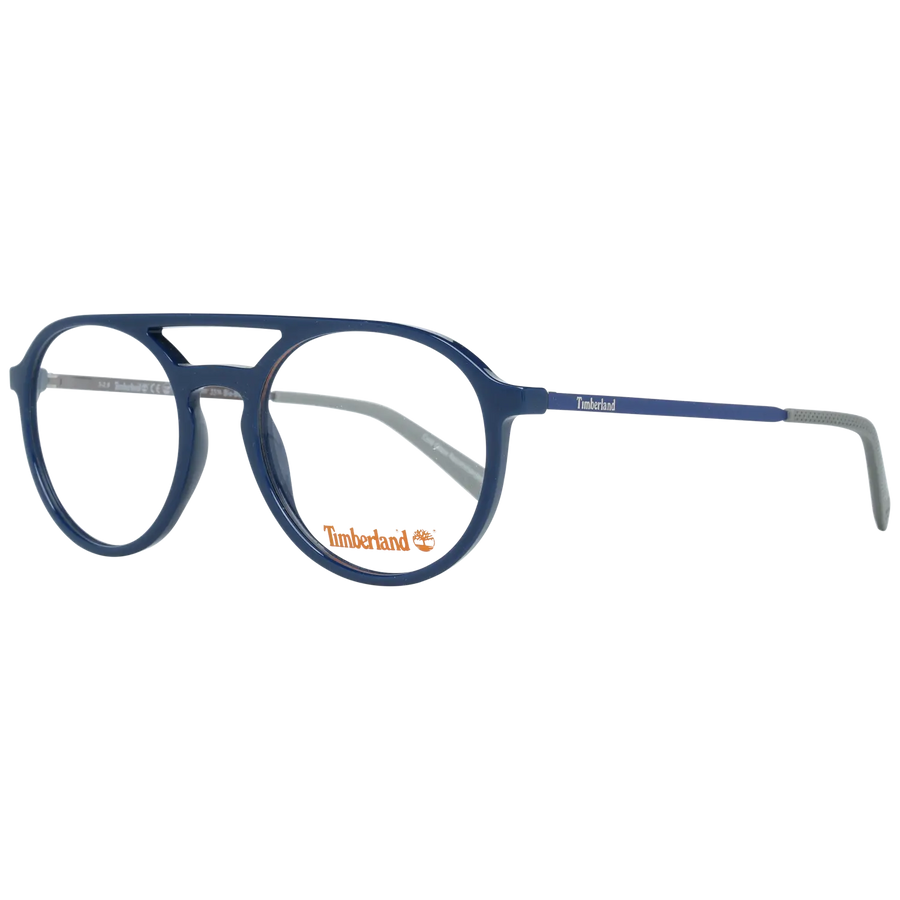 Timberland Aviator glasses in Blue with Metal frame, model Timberland Optical Frames TB1634 54090, from Burghley & Co – Luxury eyewear UK