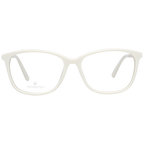 Swarovski Rectangle glasses in White with Metal frame, model Swarovski Optical Frames SK5308 52021, from Burghley & Co – Luxury eyewear UK