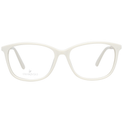 Swarovski Rectangle glasses in White with Metal frame, model Swarovski Optical Frames SK5308 52021, from Burghley & Co – Luxury eyewear UK