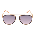 Guess Aviator sunglasses in Gold and Pink with Metal frame, model Guess Sunglasses GF0344 5628U, from Burghley & Co – Luxury eyewear UK