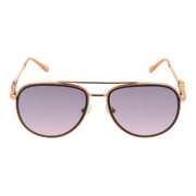 Guess Aviator sunglasses in Gold and Pink with Metal frame, model Guess Sunglasses GF0344 5628U, from Burghley & Co – Luxury eyewear UK