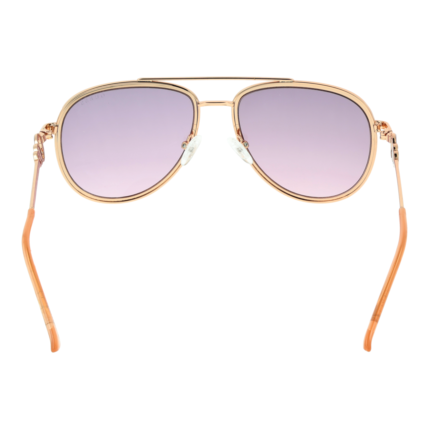 Guess Aviator sunglasses in Gold and Pink with Metal frame, model Guess Sunglasses GF0344 28U 56, from Burghley & Co – Luxury eyewear UK