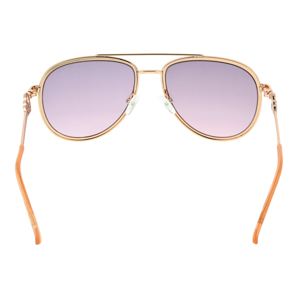 Guess Aviator sunglasses in Gold and Pink with Metal frame, model Guess Sunglasses GF0344 5628U, from Burghley & Co – Luxury eyewear UK
