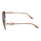 Guess Aviator sunglasses in Gold and Pink with Metal frame, model Guess Sunglasses GF0344 5628U, from Burghley & Co – Luxury eyewear UK