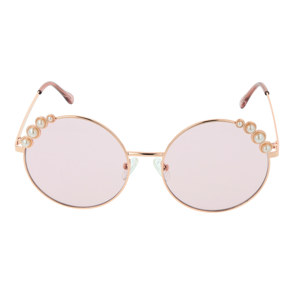Guess Round sunglasses in Gold and Pink with Metal frame, model Guess Sunglasses GF0355 5828T, from Burghley & Co – Luxury eyewear UK
