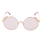 Guess Round sunglasses in Gold and Pink with Metal frame, model Guess Sunglasses GF0355 5828T, from Burghley & Co – Luxury eyewear UK