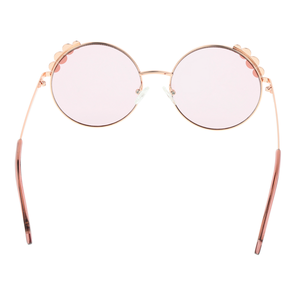 Guess Round sunglasses in Gold and Pink with Metal frame, model Guess Sunglasses GF0355 5828T, from Burghley & Co – Luxury eyewear UK