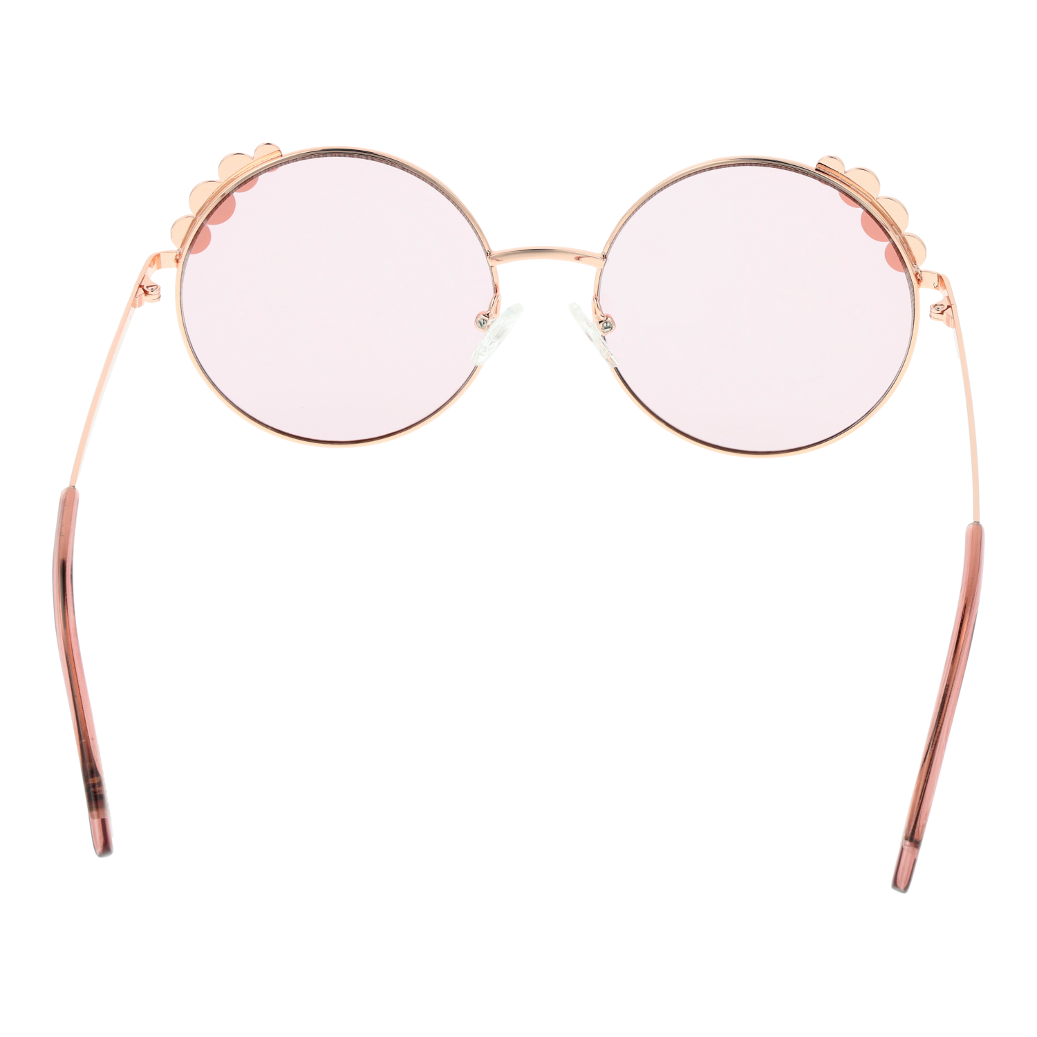 Guess Round sunglasses in Gold and Pink with Metal frame, model Guess Sunglasses GF0355 5828T, from Burghley & Co – Luxury eyewear UK