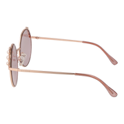 Guess Round sunglasses in Gold and Pink with Metal frame, model Guess Sunglasses GF0355 5828T, from Burghley & Co – Luxury eyewear UK