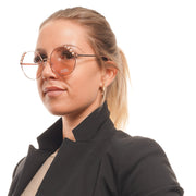 Guess Round sunglasses in Gold and Pink with Metal frame, model Guess Sunglasses GF0355 5828T, from Burghley & Co – Luxury eyewear UK