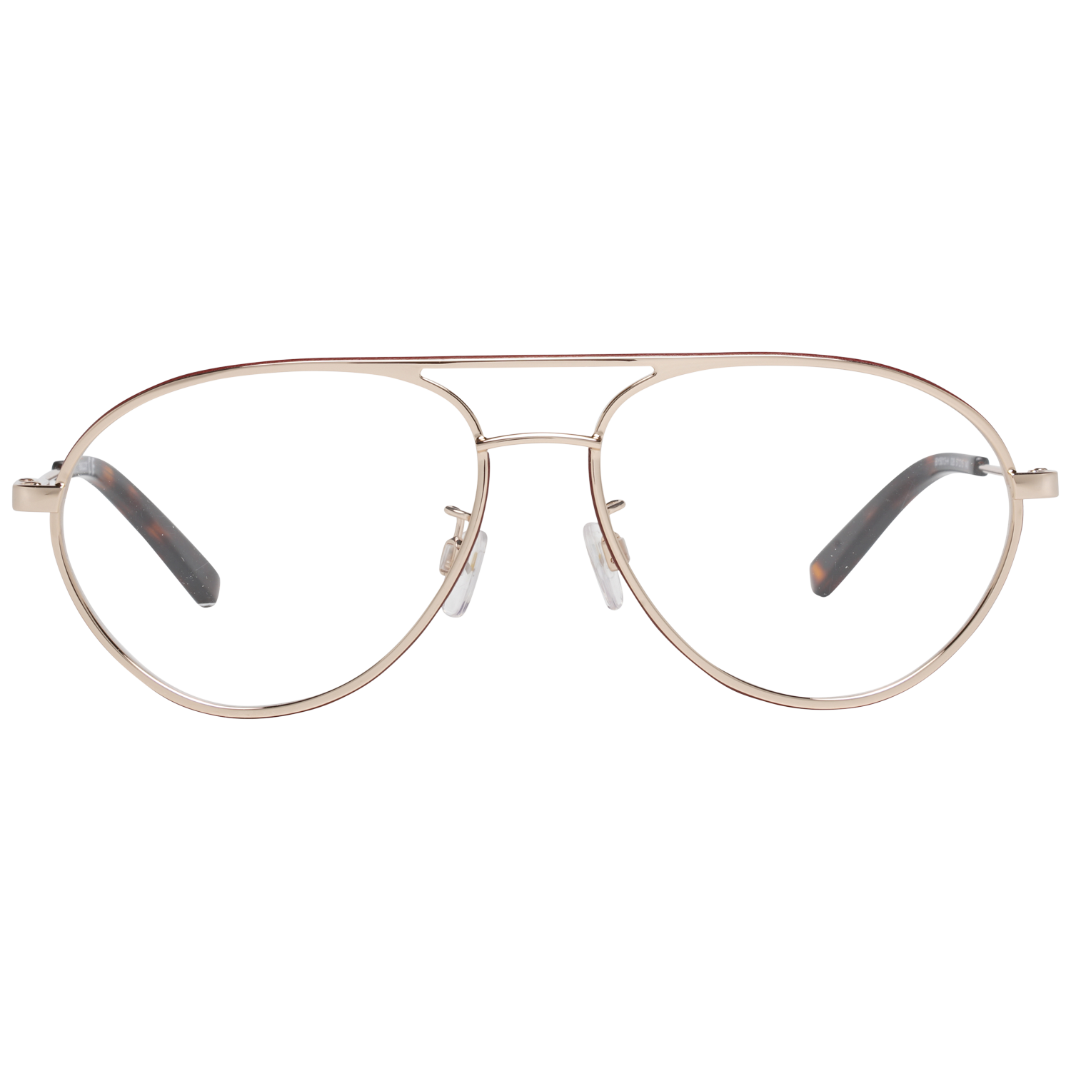 Bally Aviator glasses in Gold and Pink with Metal frame, model Bally Optical Frames BY5013-H 57028, from Burghley & Co – Luxury eyewear UK