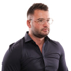 Bally Aviator glasses in Gold and Pink with Metal frame, model Bally Optical Frames BY5013-H 57028, from Burghley & Co – Luxury eyewear UK