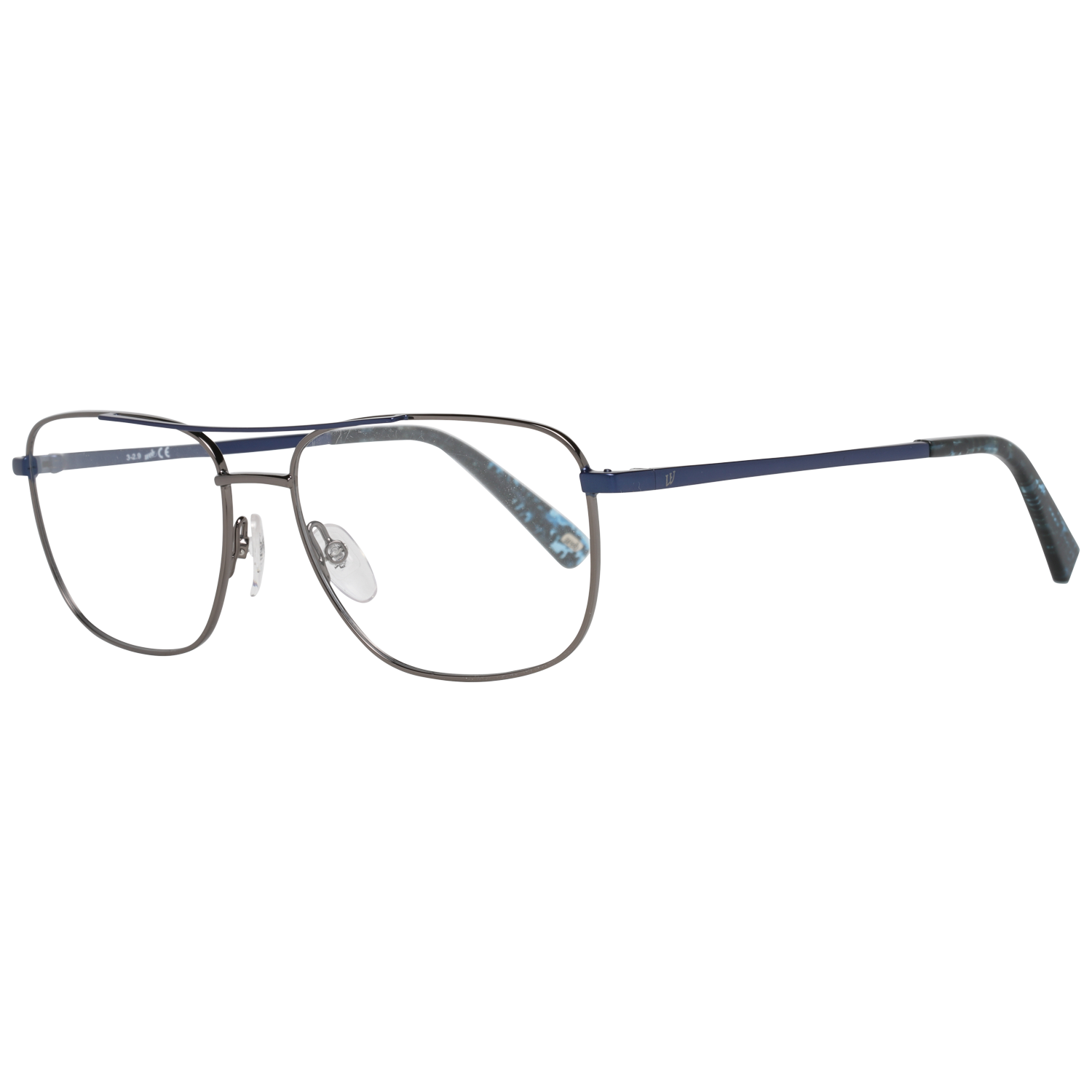 Web Aviator glasses in Gunmetal with Metal frame, model Web Optical Frames WE5318 55008, from Burghley & Co – Luxury eyewear UK