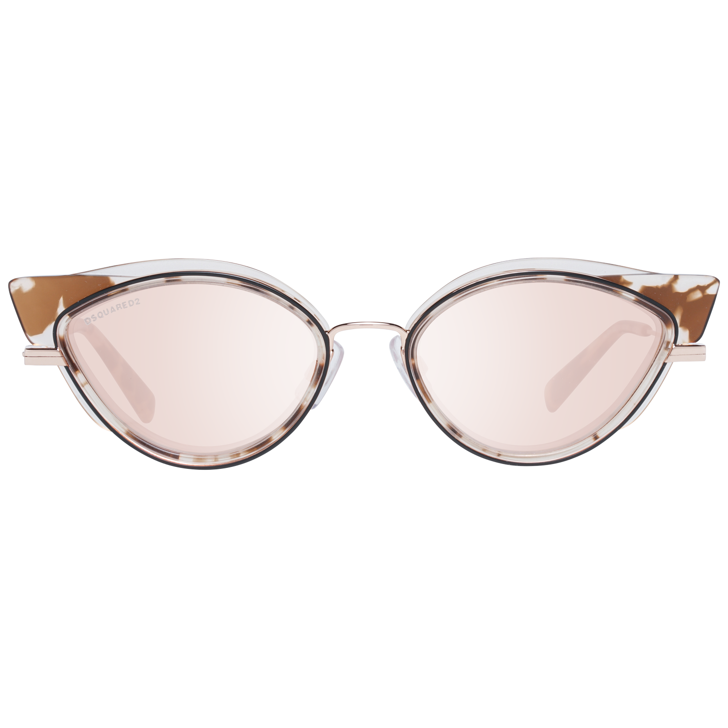 Dsquared2 Cat-eye sunglasses in Brown with Metal frame, model Dsquared2 Sunglasses DQ0336 5455U, from Burghley & Co – Luxury eyewear UK