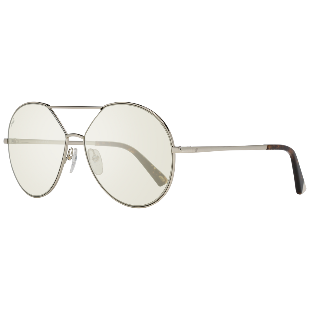 Web sunglasses in Gold with Metal frame, model Web Sunglasses WE0286 5732Q, from Burghley & Co – Luxury eyewear UK