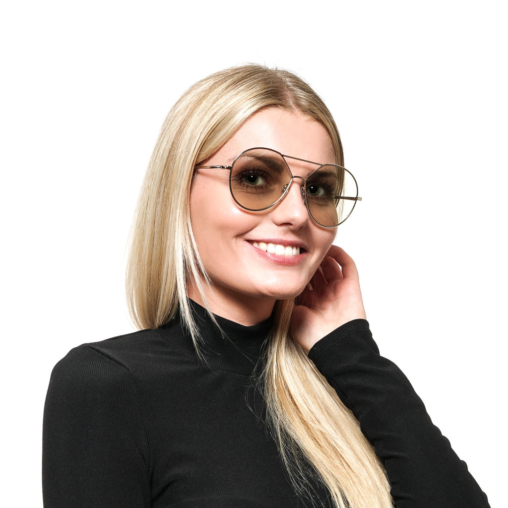 Web sunglasses in Gold with Metal frame, model Web Sunglasses WE0286 5732Q, from Burghley & Co – Luxury eyewear UK