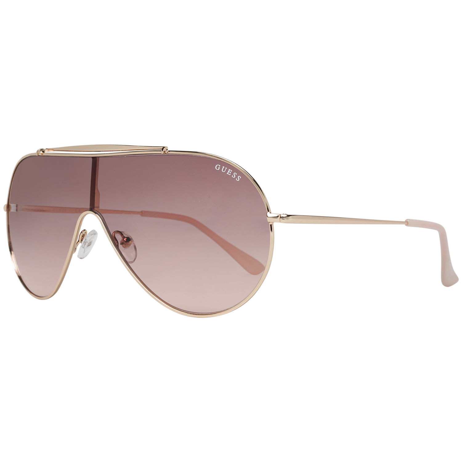 Guess sunglasses in Gold and Pink with Metal frame, model Guess Sunglasses GF0370 0032T, from Burghley & Co – Luxury eyewear UK