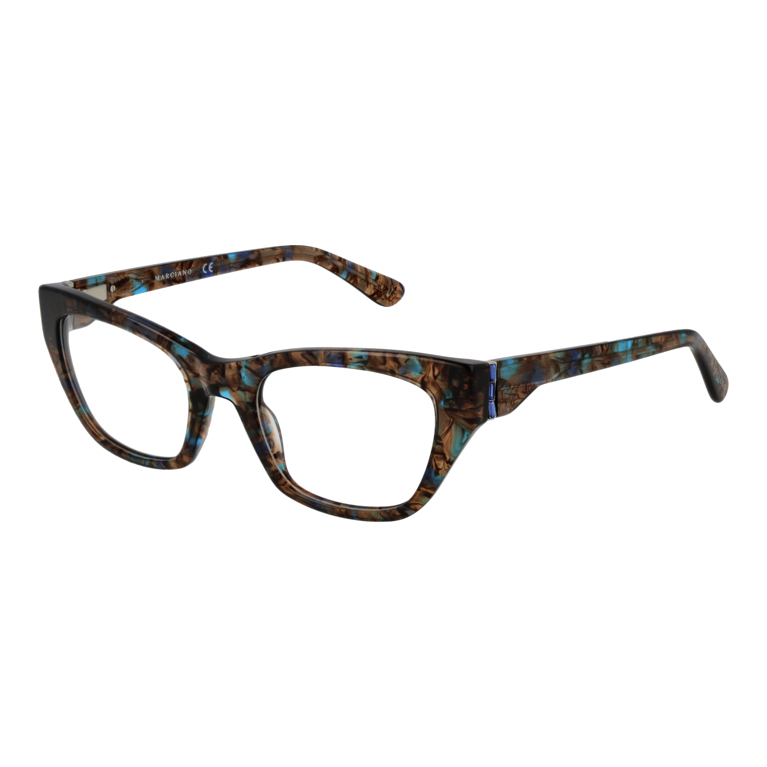 Marciano by Guess Cat-eye glasses in Multicolor with Plastic frame, model Marciano by Guess Optical Frame GM0361-S 092 52, from Burghley & Co – Luxury eyewear UK