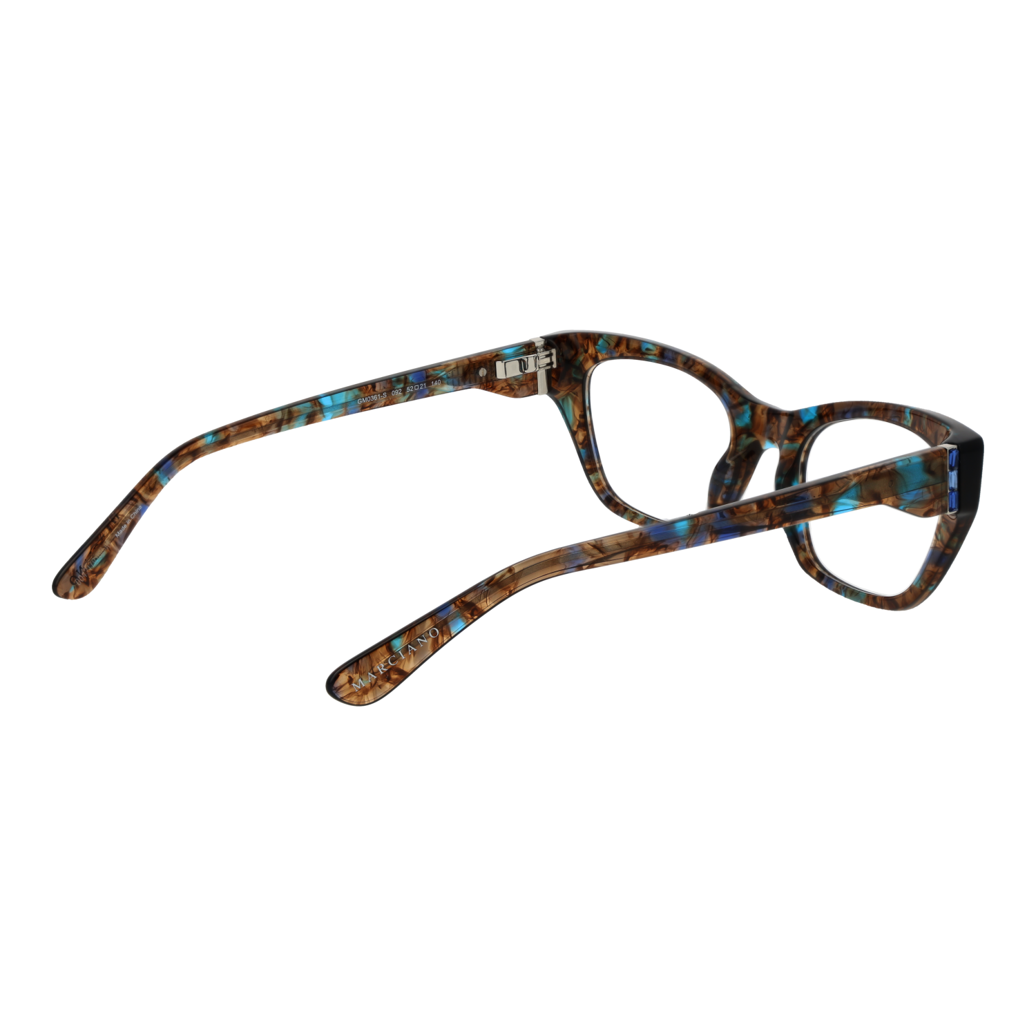 Marciano by Guess Cat-eye glasses in Multicolor with Plastic frame, model Marciano by Guess Optical Frame GM0361-S 092 52, from Burghley & Co – Luxury eyewear UK
