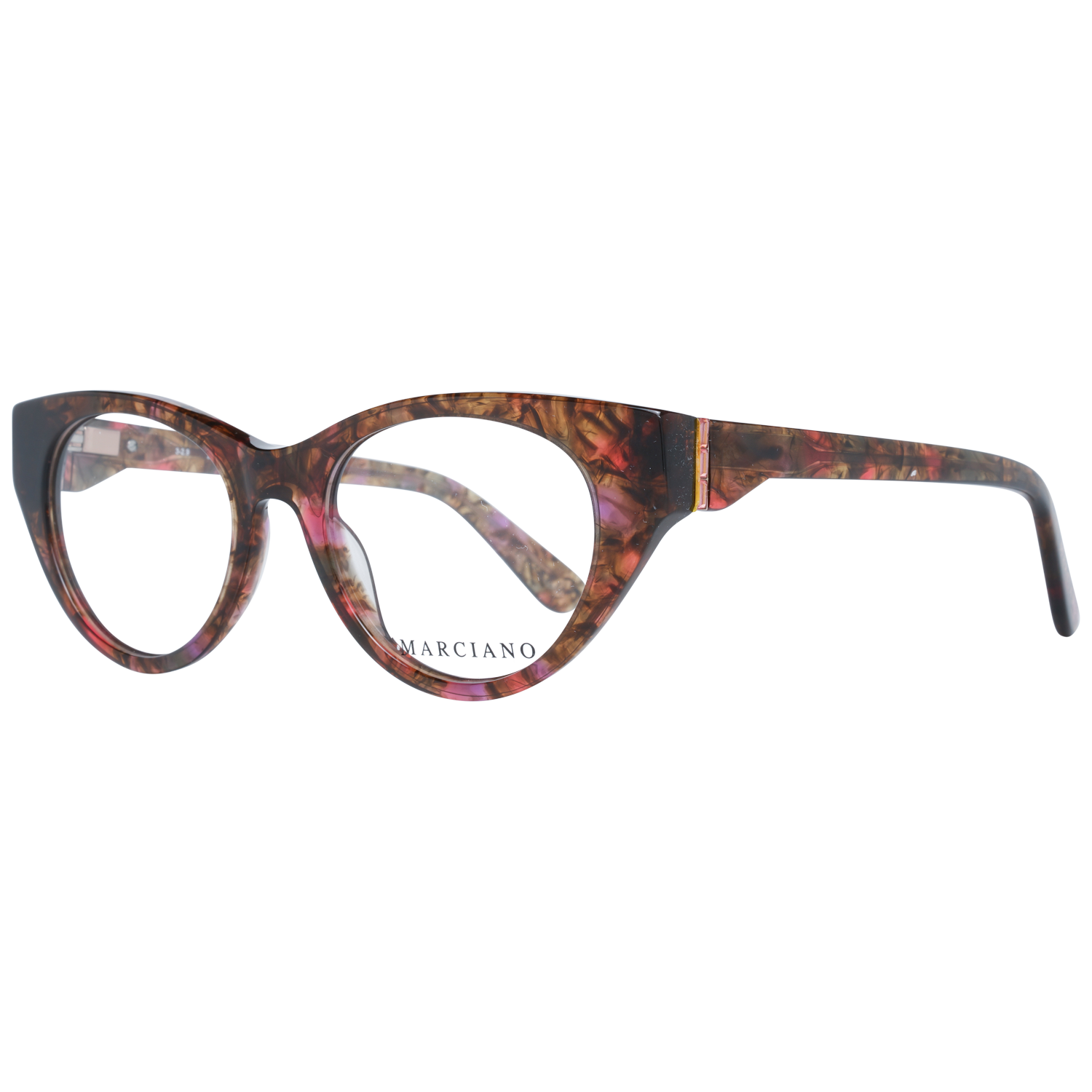 Marciano by Guess Cat-eye glasses in Brown with Plastic frame, model Marciano by Guess Optical Frame GM0362-S 074 49, from Burghley & Co – Luxury eyewear UK