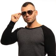 Guess Aviator sunglasses in Gunmetal with Metal frame, model Guess Sunglasses GF0215 6008C, from Burghley & Co – Luxury eyewear UK