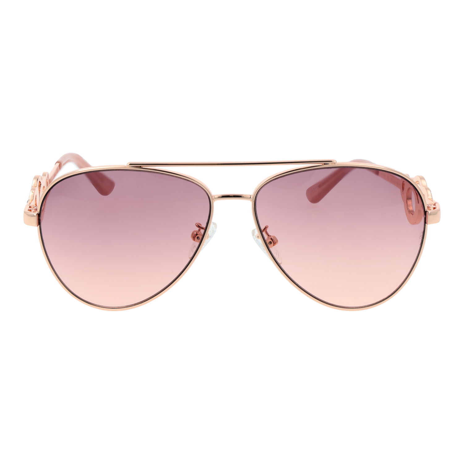 Guess Aviator sunglasses in Gold and Pink with Metal frame, model Guess Sunglasses GF0365 5928Z, from Burghley & Co – Luxury eyewear UK