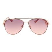 Guess Aviator sunglasses in Gold and Pink with Metal frame, model Guess Sunglasses GF0365 5928Z, from Burghley & Co – Luxury eyewear UK