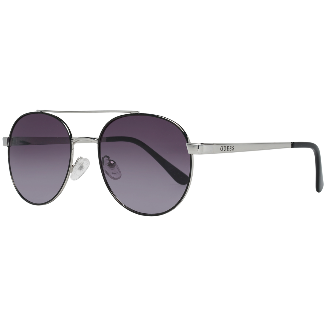 Guess Oval sunglasses in Silver with Metal frame, model Guess Sunglasses GF0367 5310B, from Burghley & Co – Luxury eyewear UK
