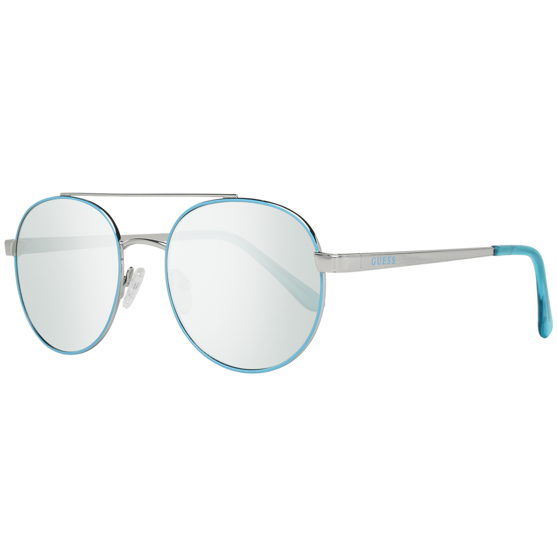 Guess Aviator sunglasses in Blue with Metal frame, model Guess Sunglasses GF0367 5310X, from Burghley & Co – Luxury eyewear UK