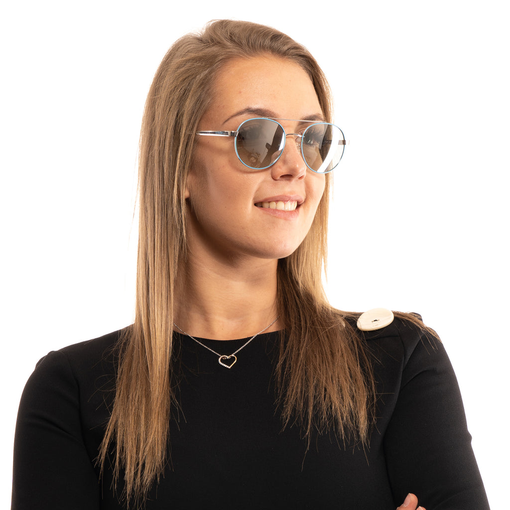 Guess Aviator sunglasses in Blue with Metal frame, model Guess Sunglasses GF0367 5310X, from Burghley & Co – Luxury eyewear UK