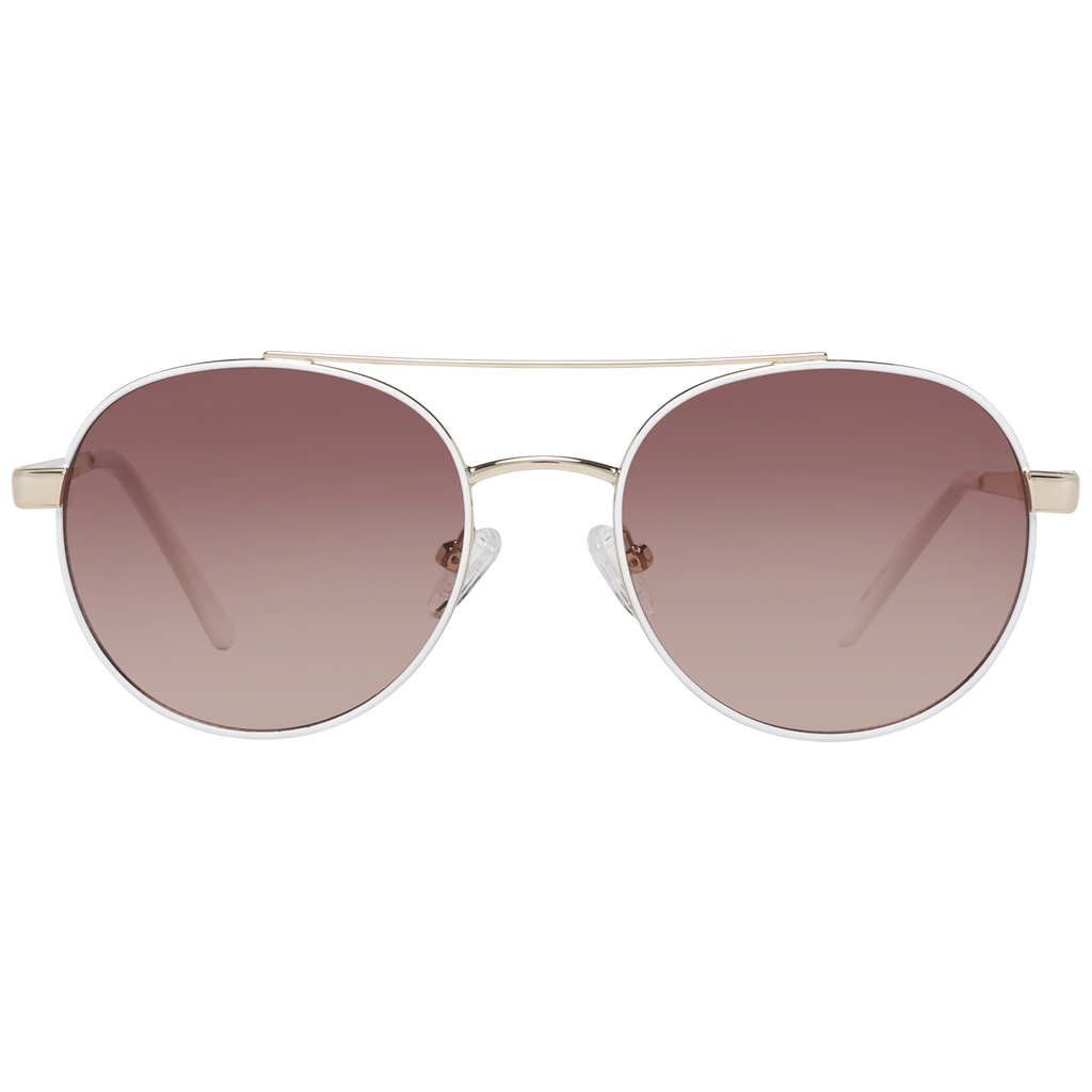 Guess Aviator sunglasses in White with Metal frame, model Guess Sunglasses GF0367 5332T, from Burghley & Co – Luxury eyewear UK