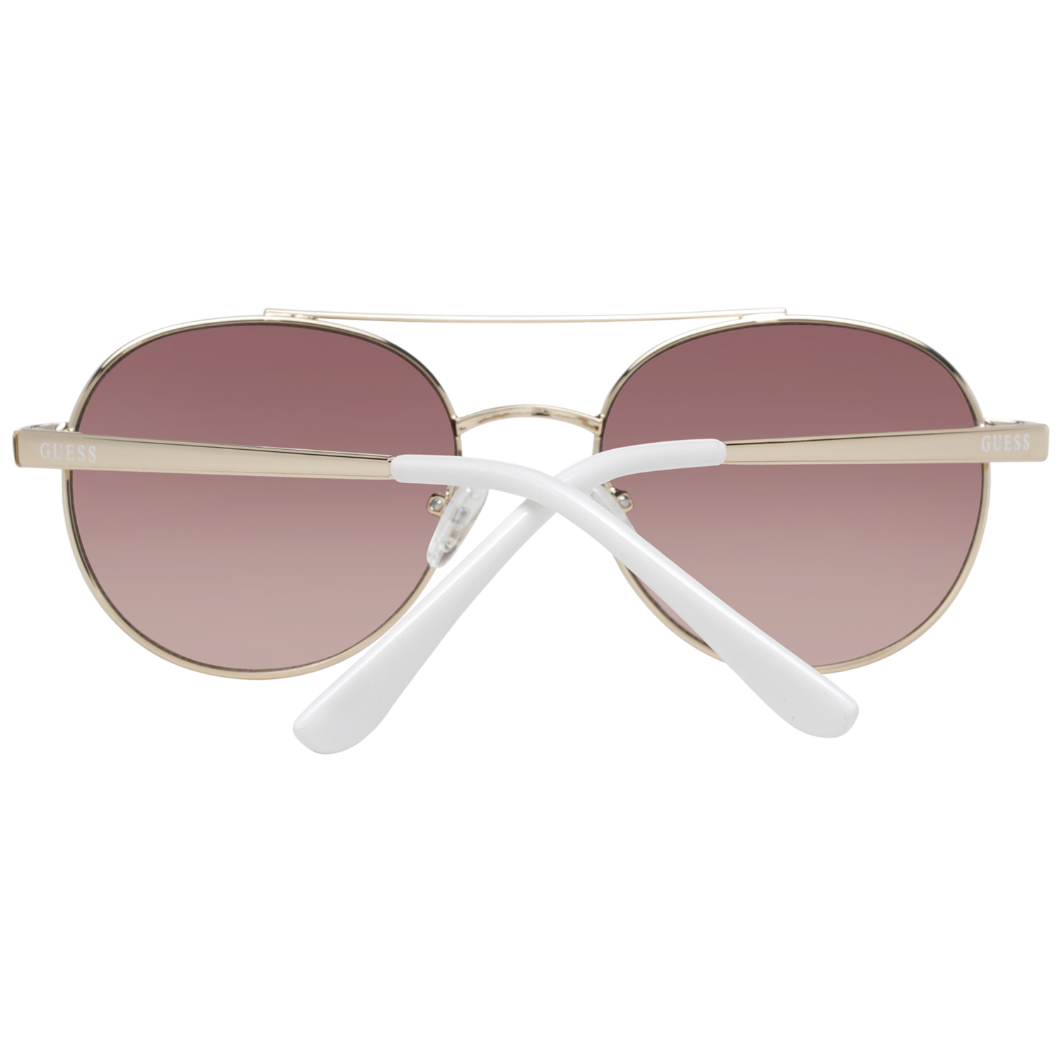 Guess Aviator sunglasses in White with Metal frame, model Guess Sunglasses GF0367 5332T, from Burghley & Co – Luxury eyewear UK