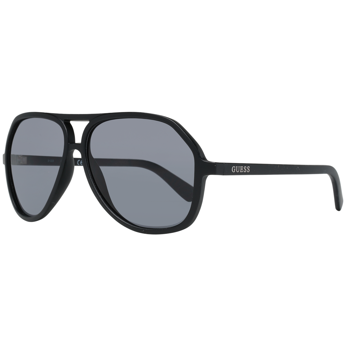 Guess Aviator sunglasses in Black with Plastic frame, model Guess Sunglasses GF0217 6002A, from Burghley & Co – Luxury eyewear UK