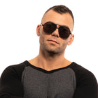 Guess Aviator sunglasses in Brown with Plastic frame, model Guess Sunglasses GF0217 6052N, from Burghley & Co – Luxury eyewear UK