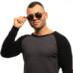 Guess Aviator sunglasses in Gunmetal with Metal frame, model Guess Sunglasses GF0207 6008C, from Burghley & Co – Luxury eyewear UK
