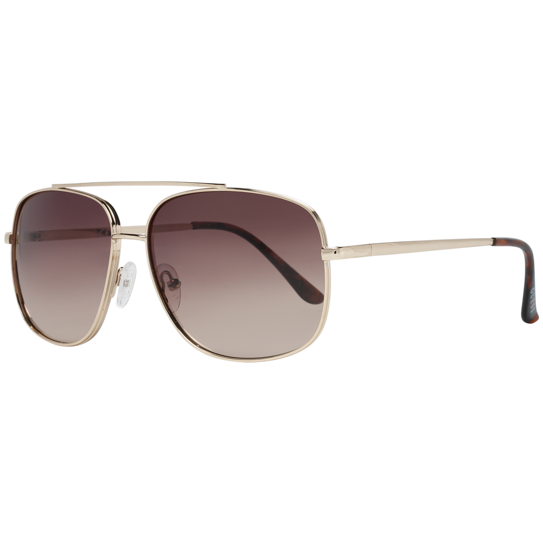 Guess Rectangle sunglasses in Gold with Metal frame, model Guess Sunglasses GF0207 6032F, from Burghley & Co – Luxury eyewear UK