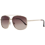 Guess Rectangle sunglasses in Gold with Metal frame, model Guess Sunglasses GF0207 6032F, from Burghley & Co – Luxury eyewear UK
