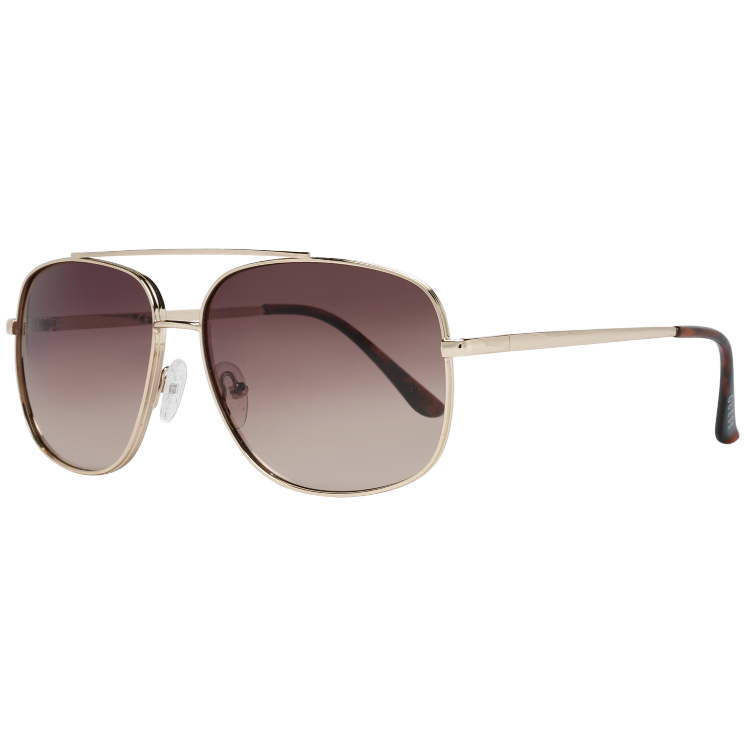 Guess Rectangle sunglasses in Gold with Metal frame, model Guess Sunglasses GF0207 32F 60, from Burghley & Co – Luxury eyewear UK