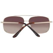 Guess Rectangle sunglasses in Gold with Metal frame, model Guess Sunglasses GF0207 6032F, from Burghley & Co – Luxury eyewear UK