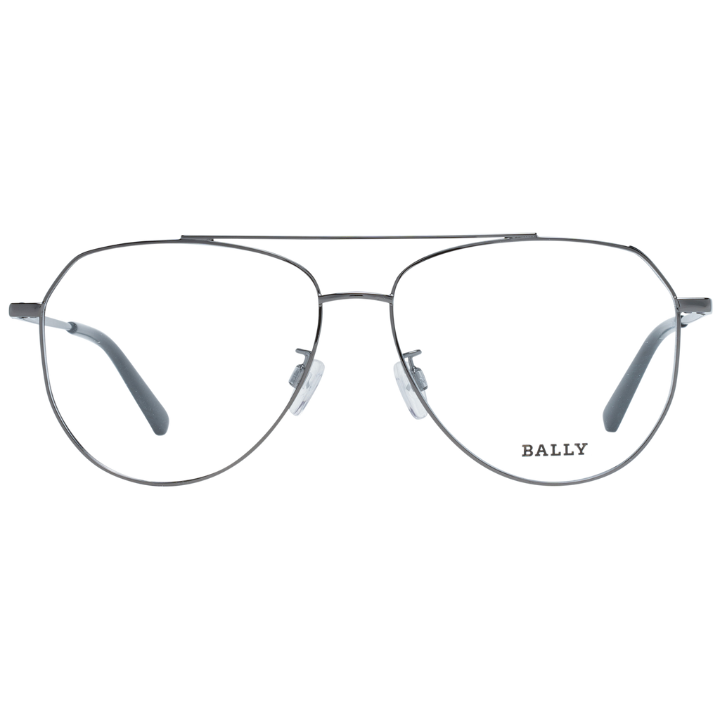 Bally Aviator glasses in Gunmetal with Metal frame, model Bally Optical Frames BY5035-H 57008, from Burghley & Co – Luxury eyewear UK