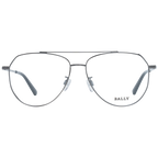 Bally Aviator glasses in Gunmetal with Metal frame, model Bally Optical Frames BY5035-H 57008, from Burghley & Co – Luxury eyewear UK