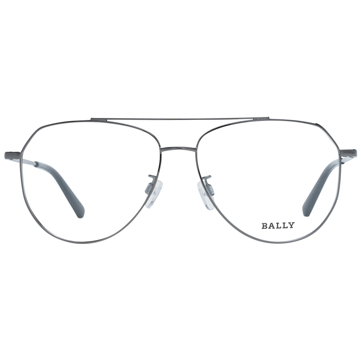 Bally Aviator glasses in Gunmetal with Metal frame, model Bally Optical Frames BY5035-H 57008, from Burghley & Co – Luxury eyewear UK