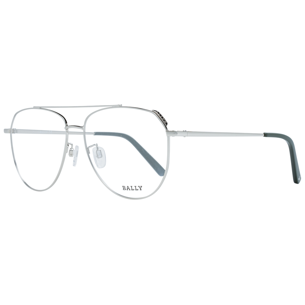 Bally Aviator glasses in Silver with Metal frame, model Bally Optical Frames BY5035-H 57018, from Burghley & Co – Luxury eyewear UK
